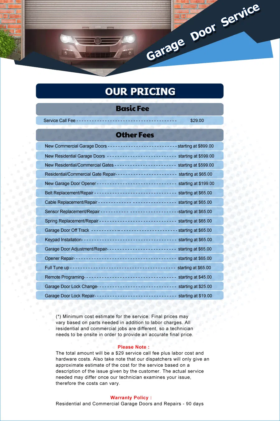 Eagle Garage Door Service Austin, TX 512-643-1750